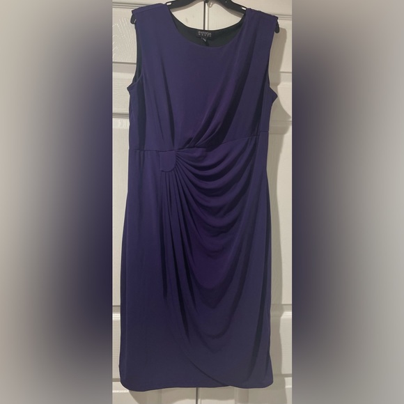 Enfocus Woman Plus Sz-16W Purple Sleeveless Dress - Picture 1 of 5